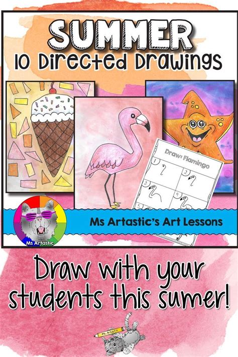 directed draw summer|summer directed drawings for preschoolers.